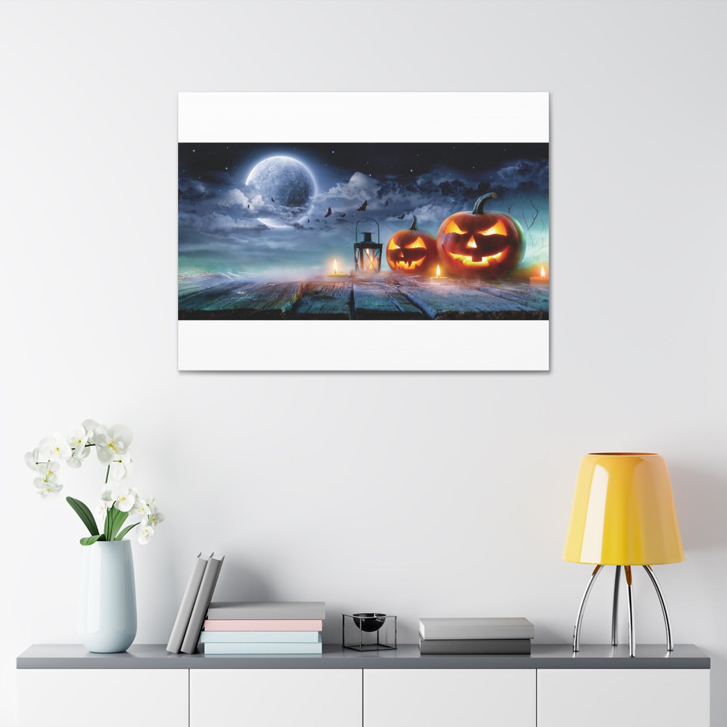 Halloween Canvas White Background