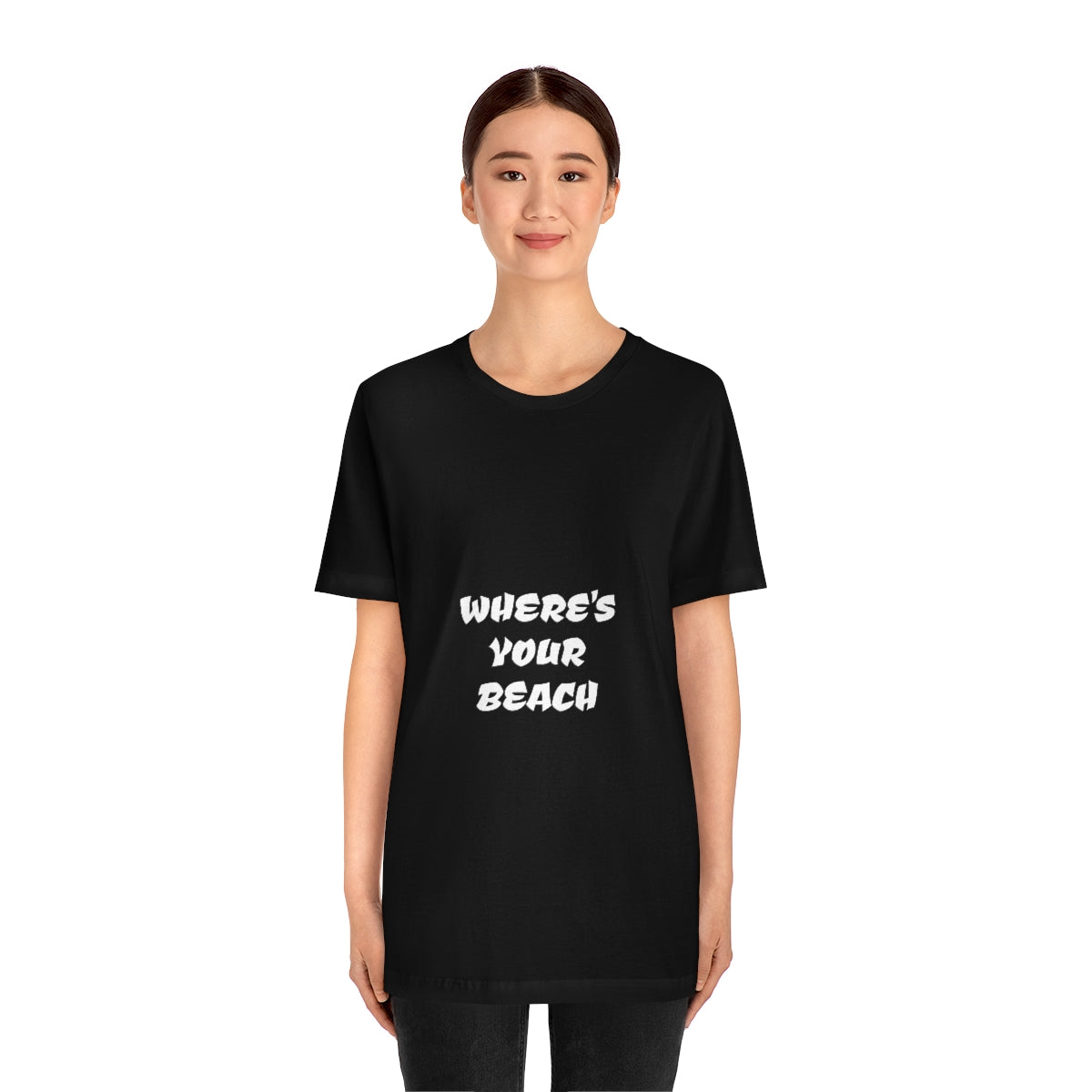 Where's Your Beach Unisex Jersey Short Sleeve Tee