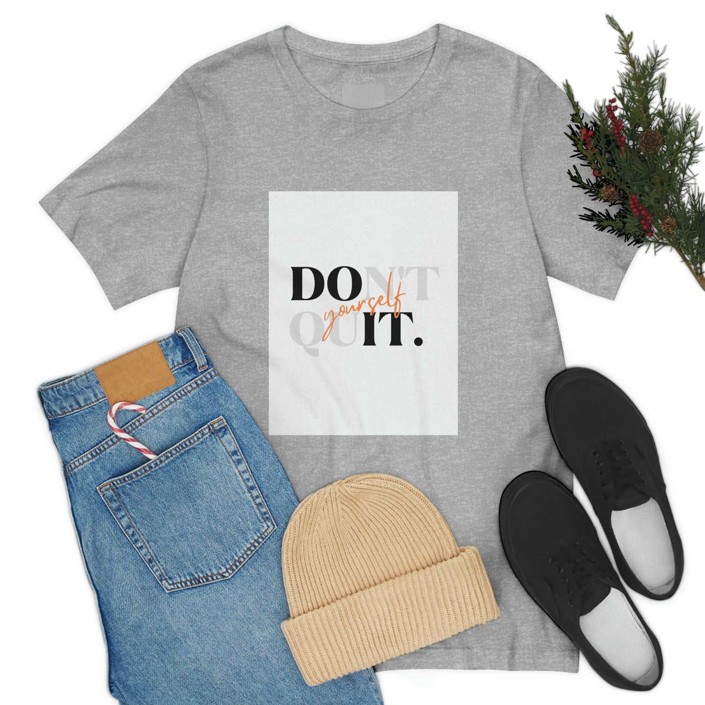 DON'T QUIT Unisex Jersey Short Sleeve Tee