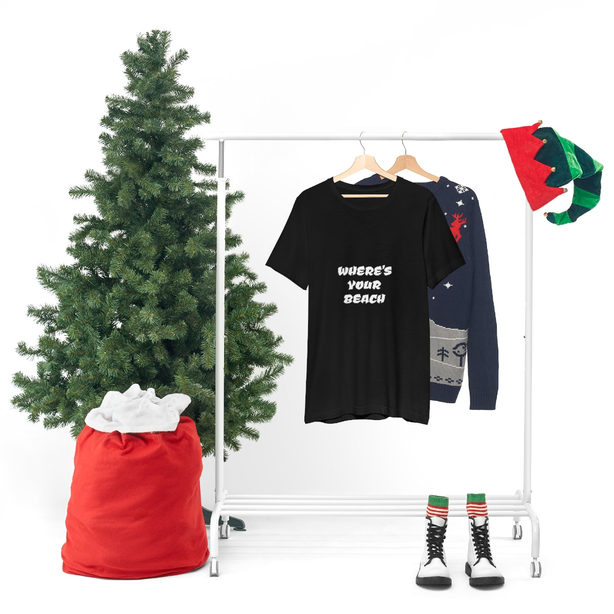 Where's Your Beach Unisex Jersey Short Sleeve Tee