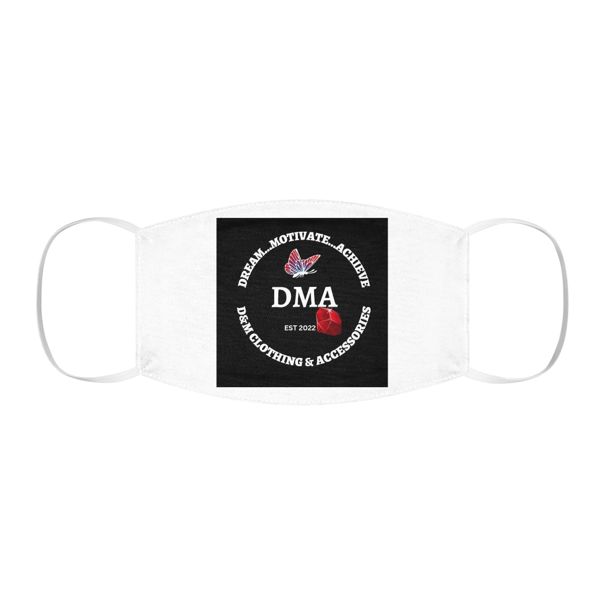 DMA Brand Snug-Fit Polyester Face Mask