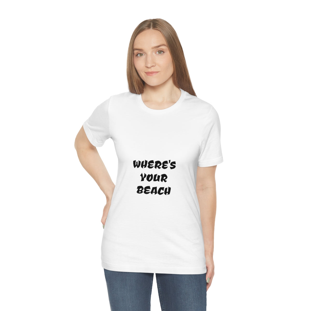 Where's Your Beach Unisex Jersey Short Sleeve Tee