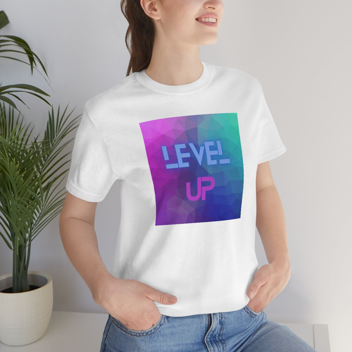 LEVEL UP Unisex Jersey Short Sleeve Tee