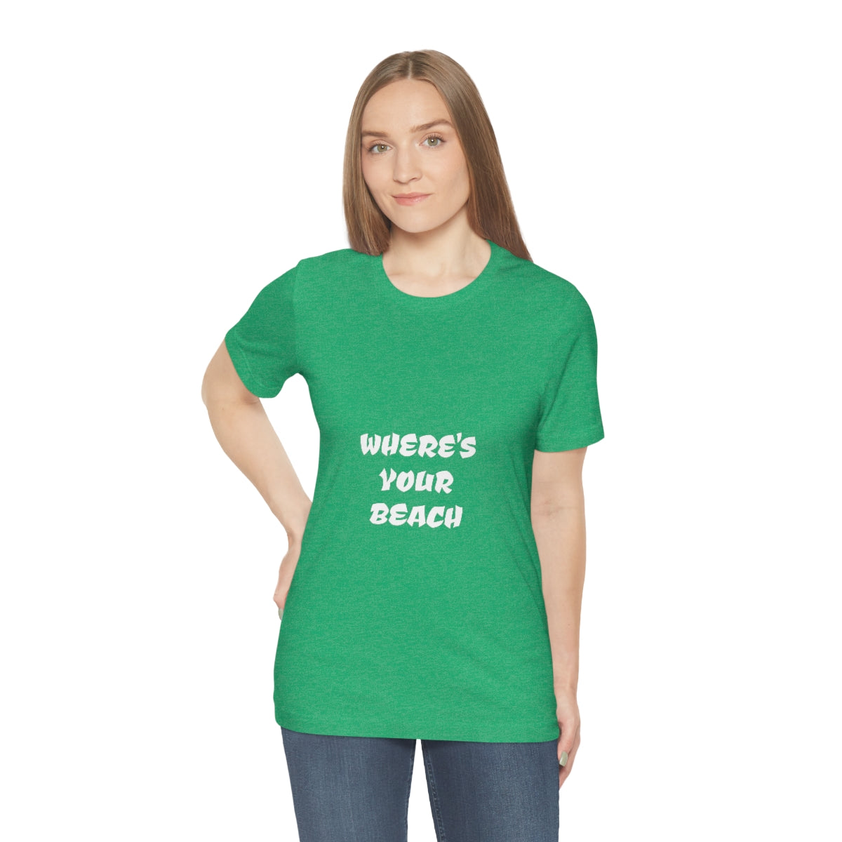 Where's Your Beach Unisex Jersey Short Sleeve Tee