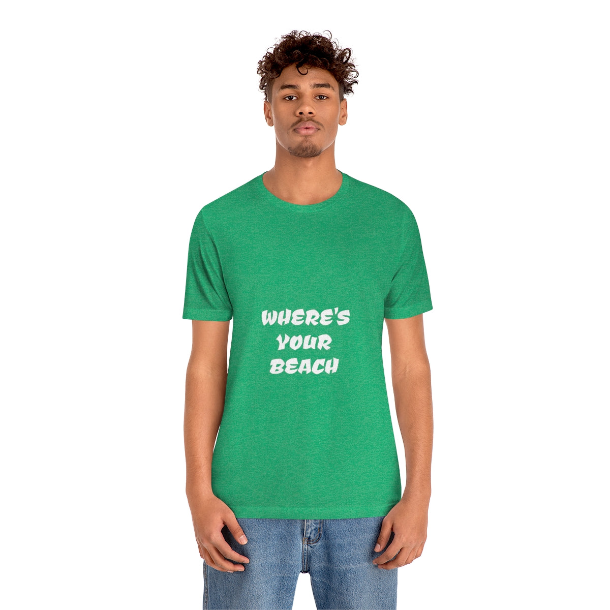 Where's Your Beach Unisex Jersey Short Sleeve Tee