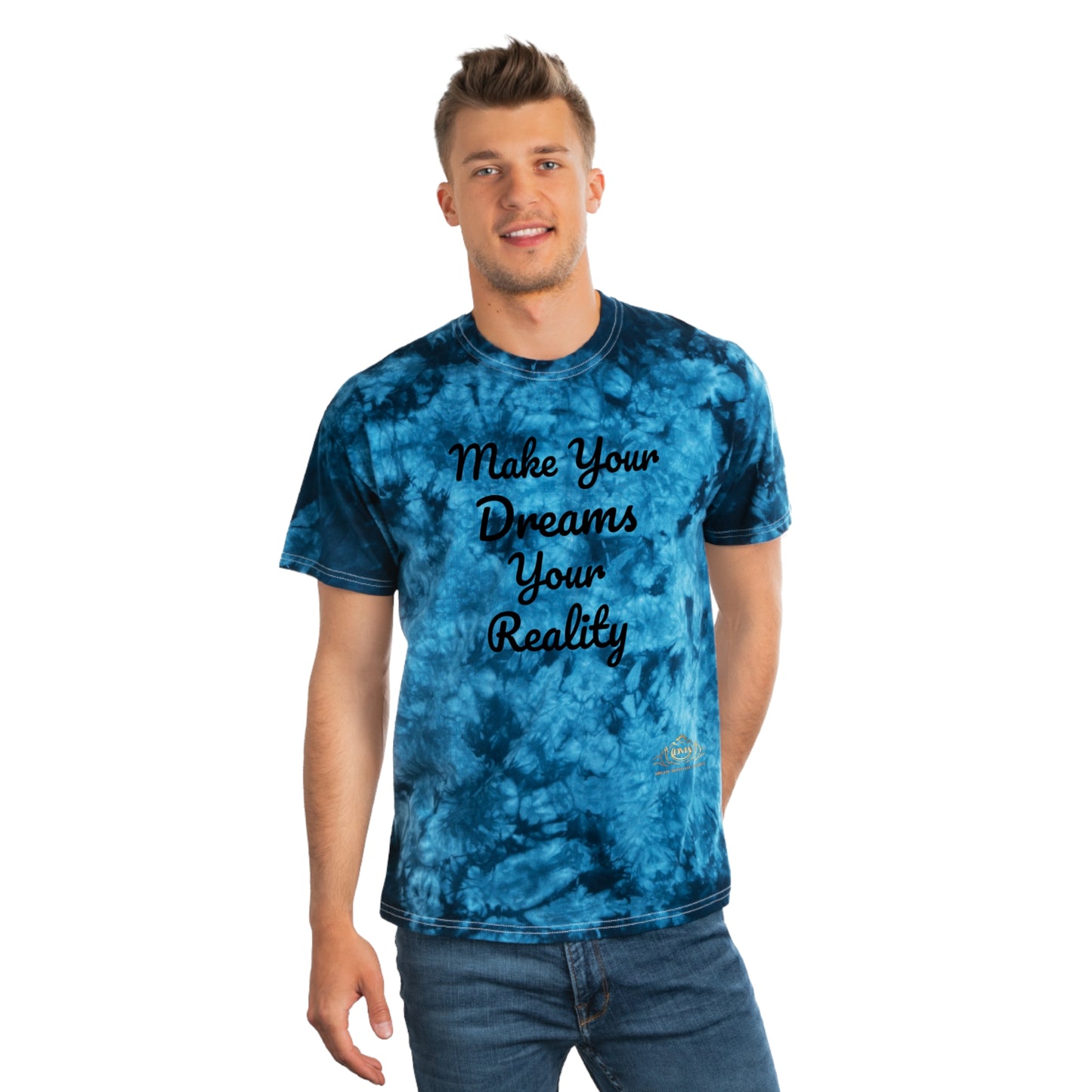 Reality Tie-Dye Tee, Crystal