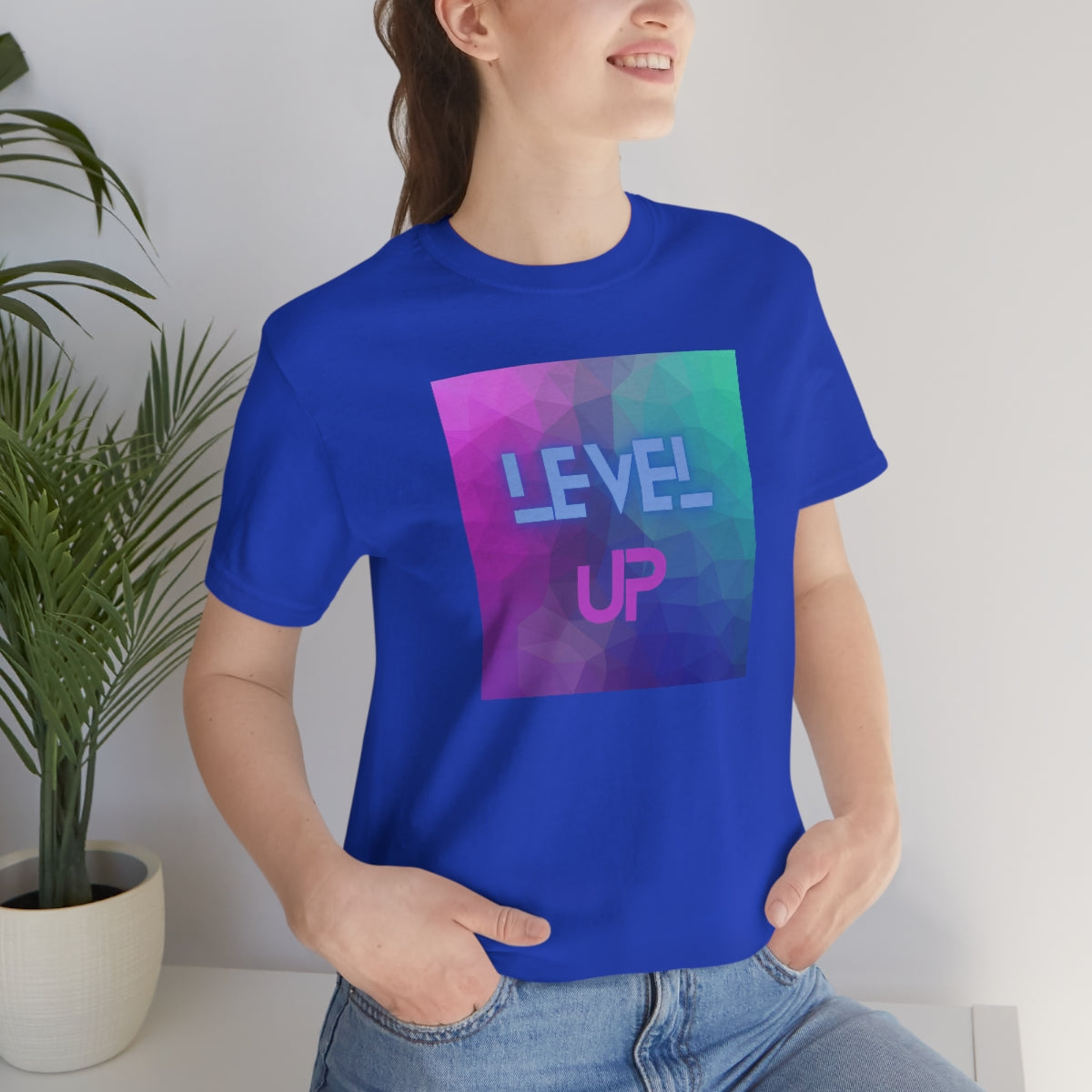 LEVEL UP Unisex Jersey Short Sleeve Tee