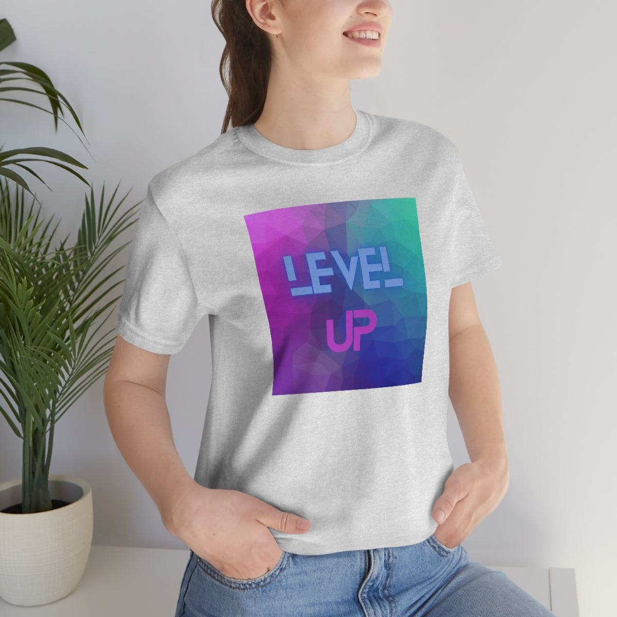LEVEL UP Unisex Jersey Short Sleeve Tee