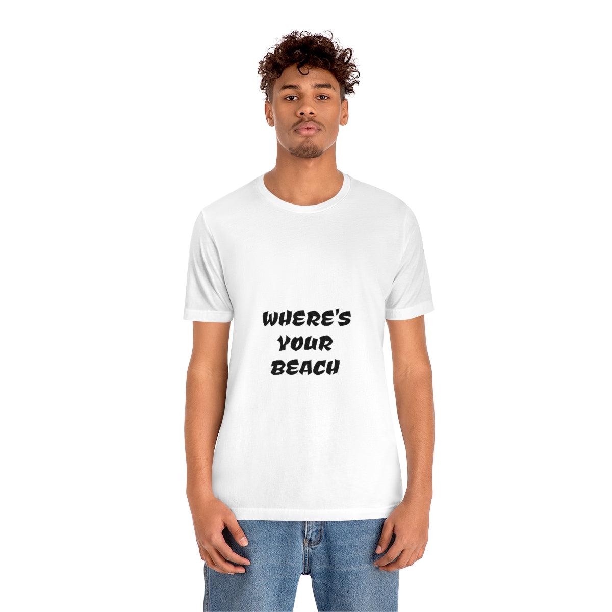 Where's Your Beach Unisex Jersey Short Sleeve Tee