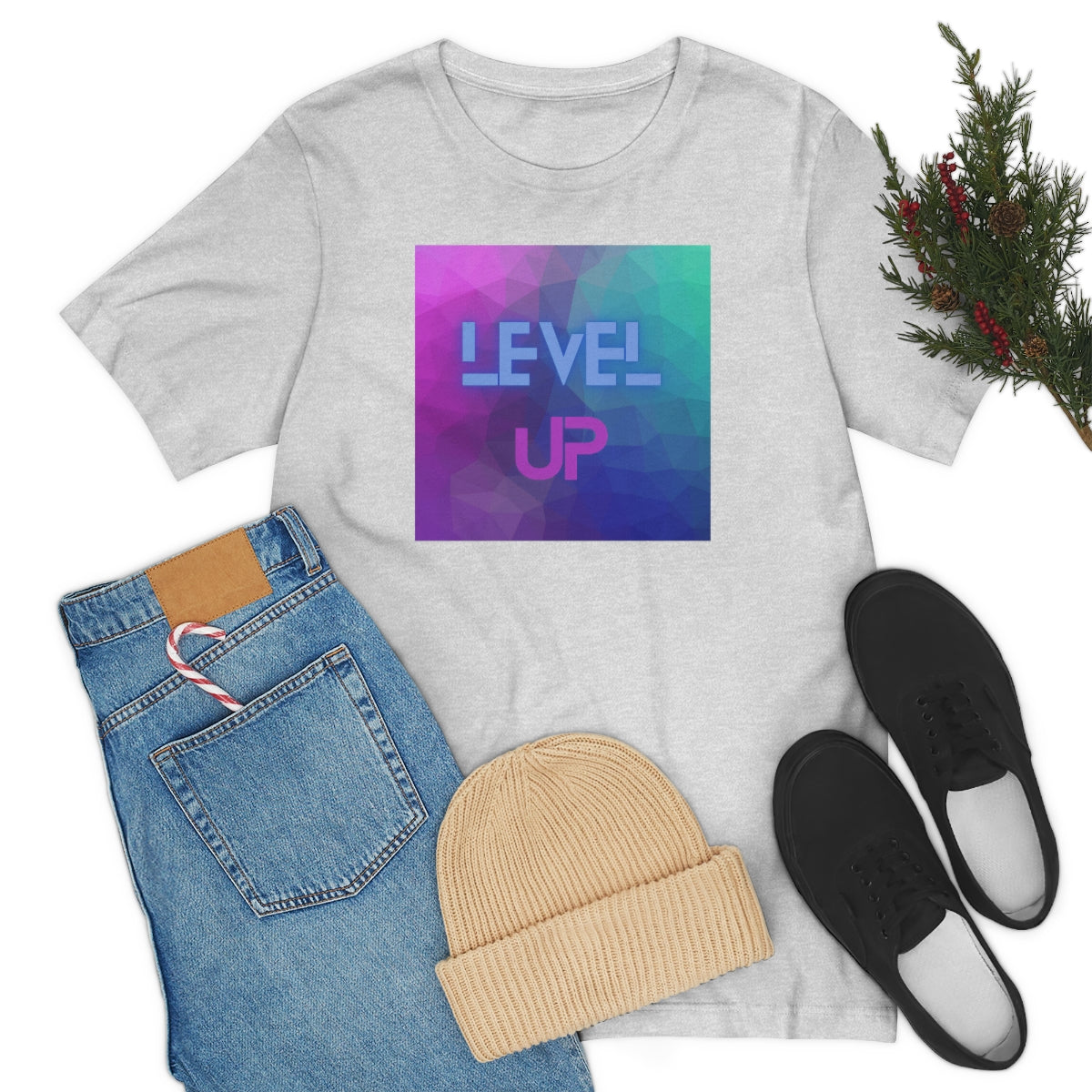 LEVEL UP Unisex Jersey Short Sleeve Tee