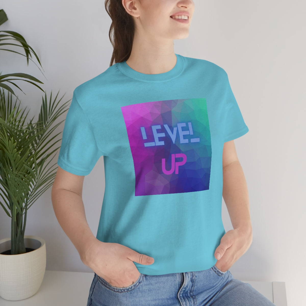 LEVEL UP Unisex Jersey Short Sleeve Tee