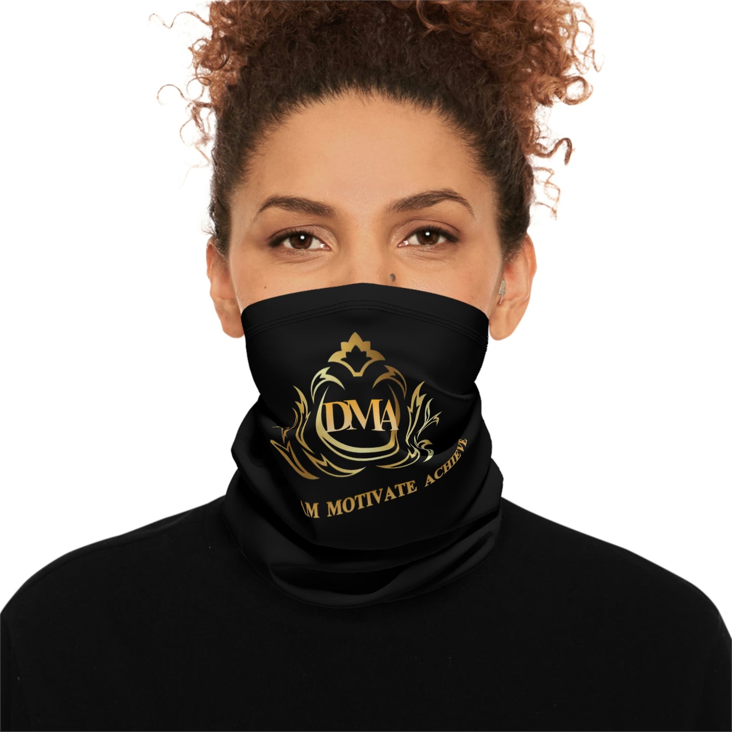 Winter Neck Gaiter With Drawstring Unisex