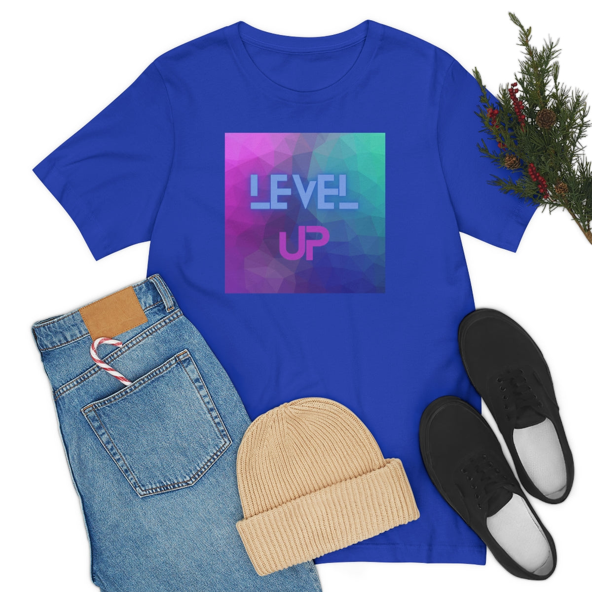 LEVEL UP Unisex Jersey Short Sleeve Tee