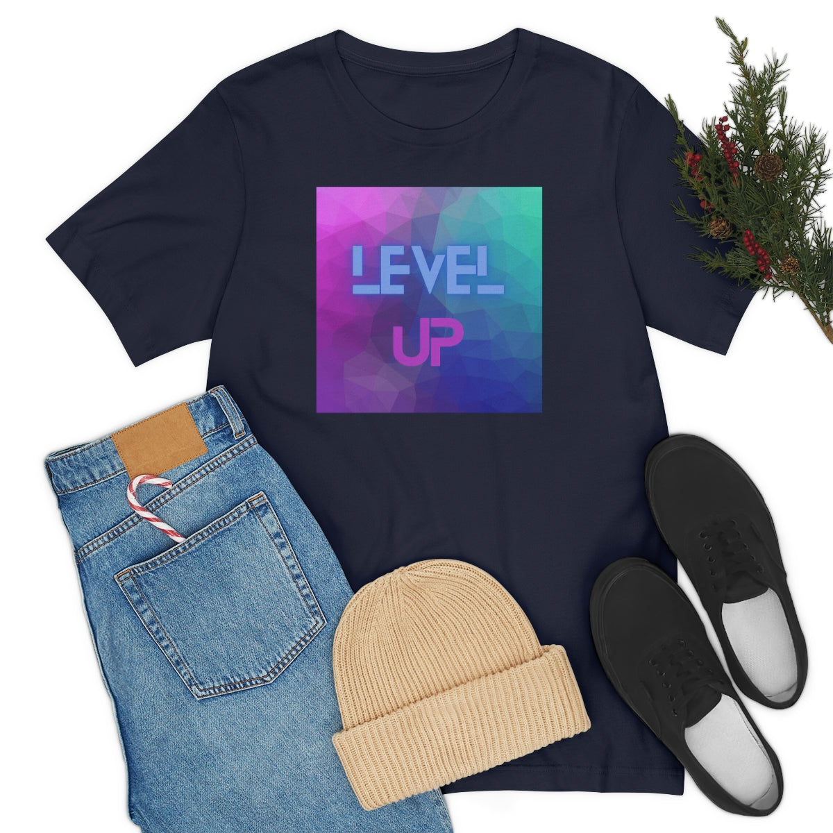 LEVEL UP Unisex Jersey Short Sleeve Tee