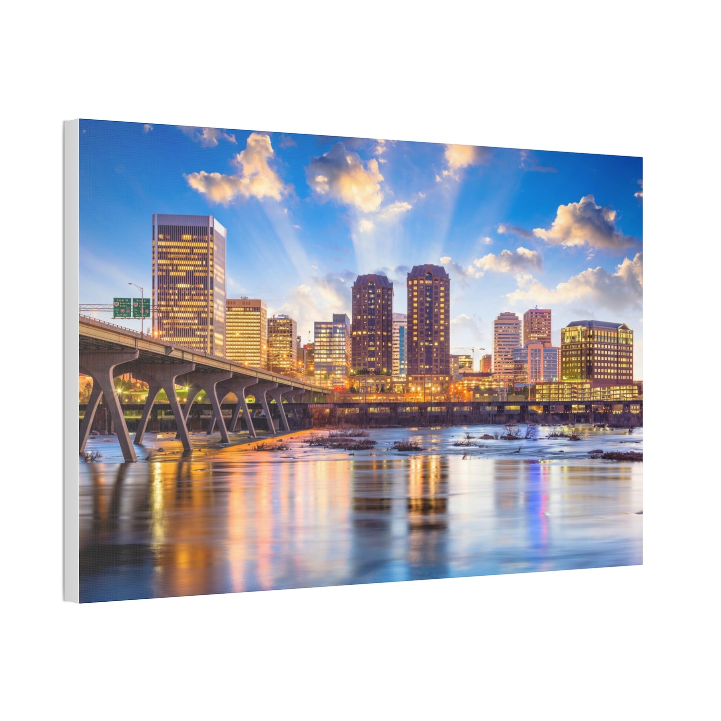 CITY LIFE Canvas Stretched, 1.5''
