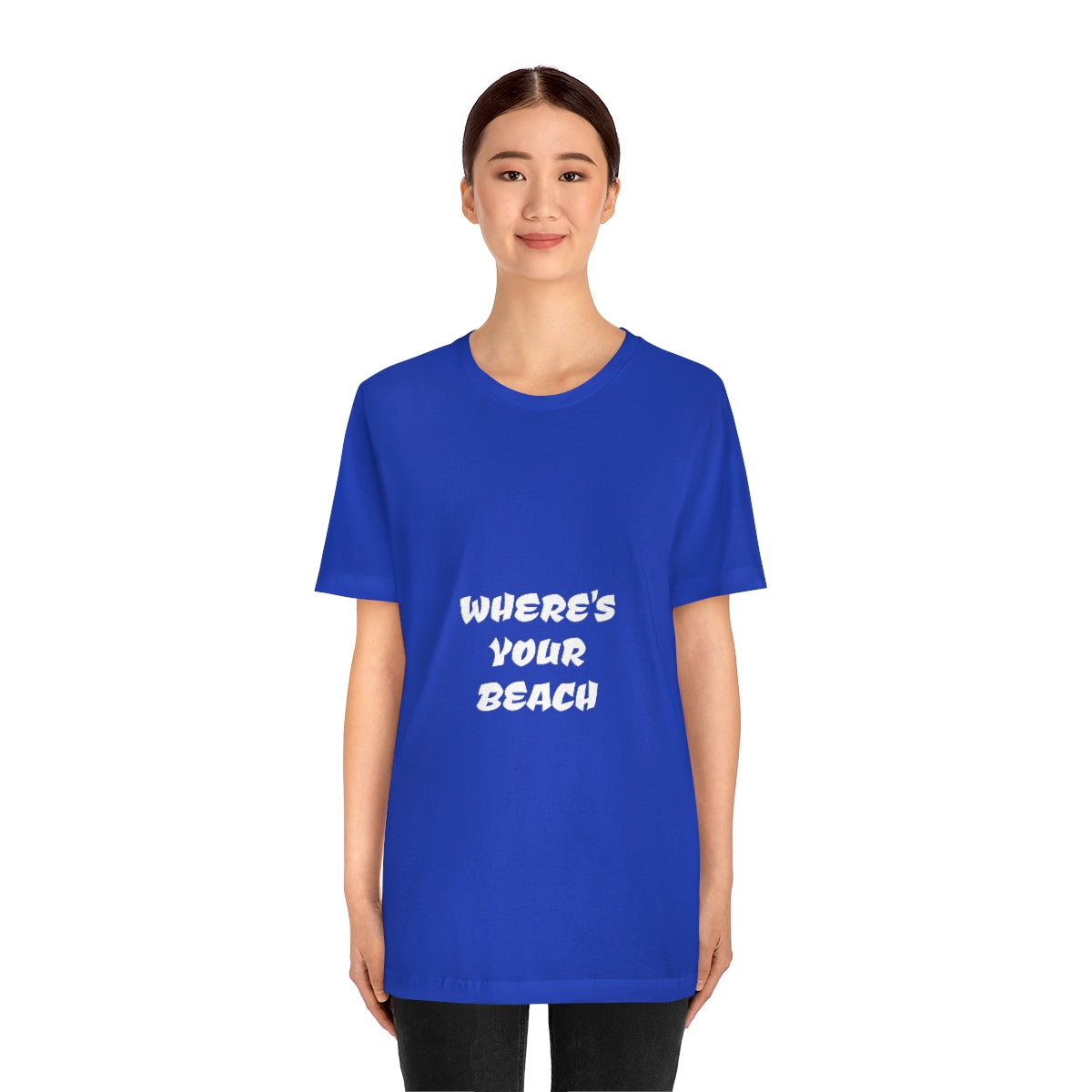 Where's Your Beach Unisex Jersey Short Sleeve Tee