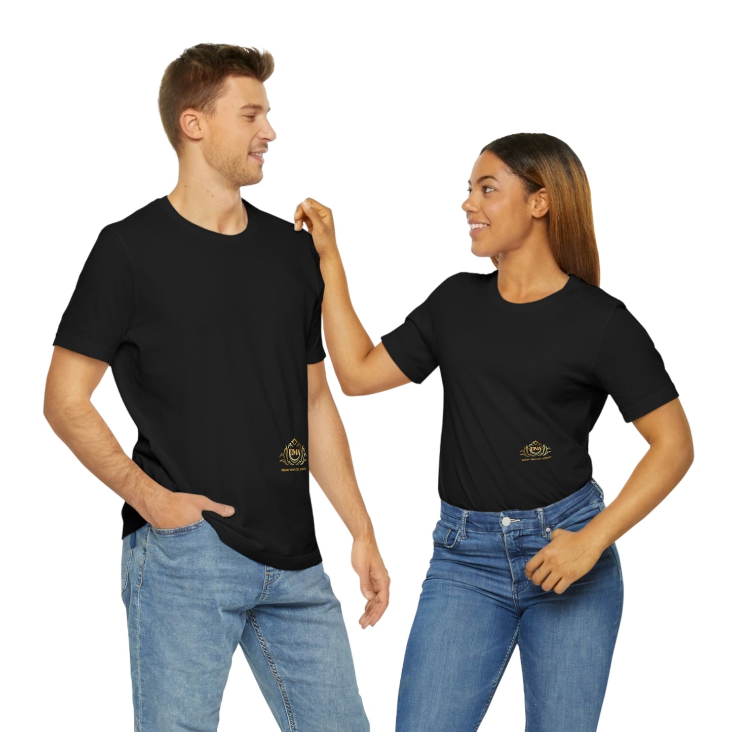 BRANDED Large Logo on back Unisex Jersey Short Sleeve Tee