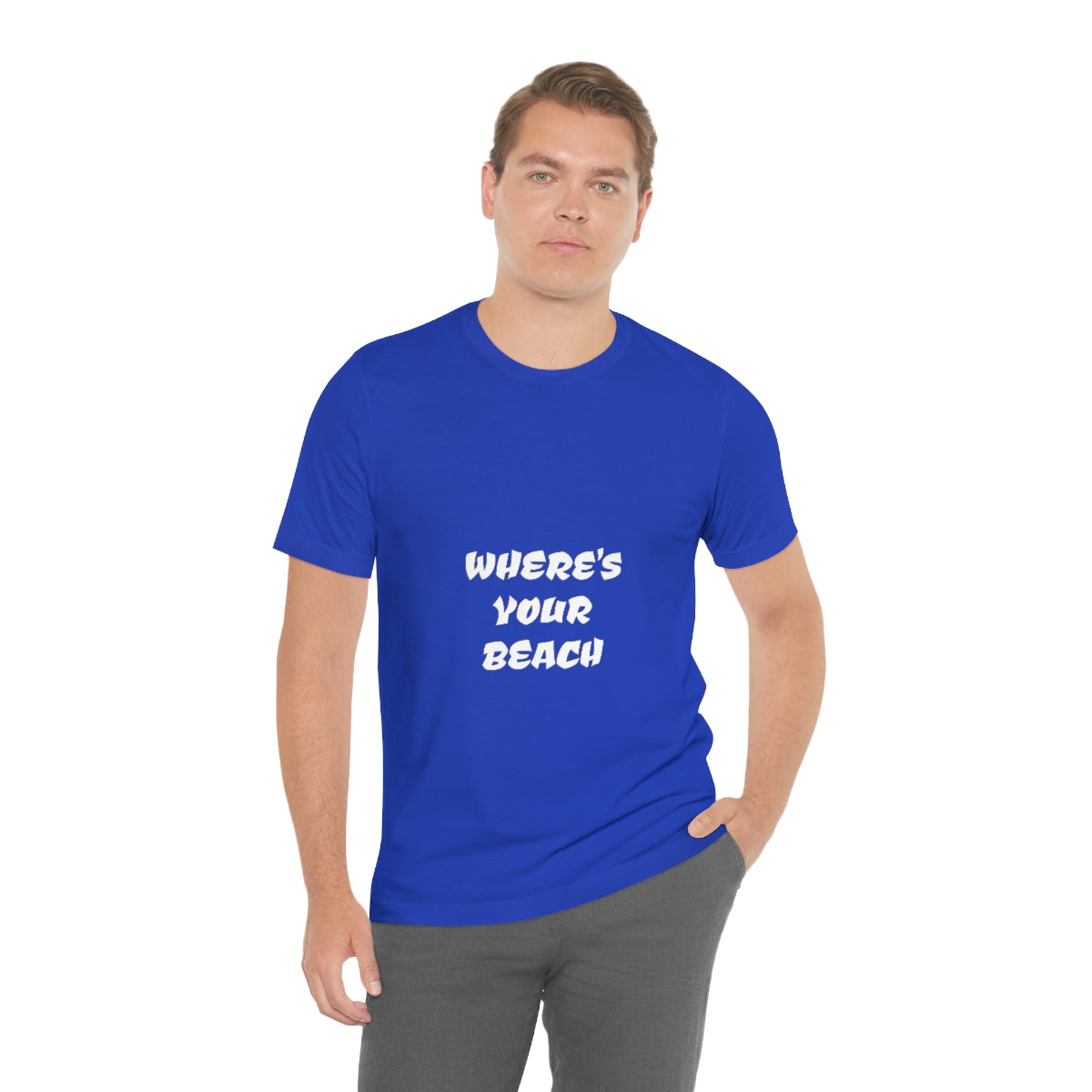 Where's Your Beach Unisex Jersey Short Sleeve Tee