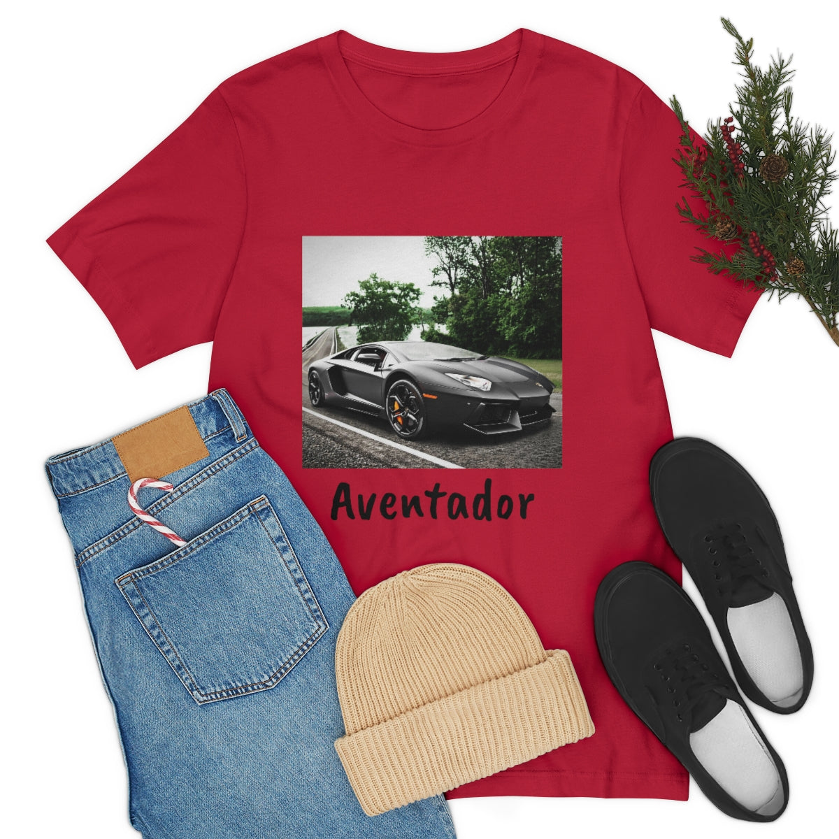 AVENTADOR Unisex Jersey Short Sleeve Tee