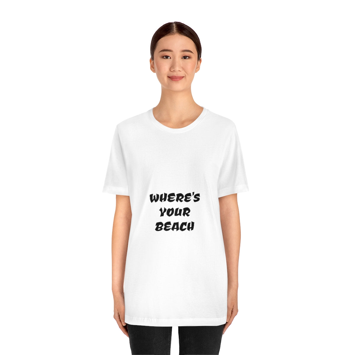 Where's Your Beach Unisex Jersey Short Sleeve Tee
