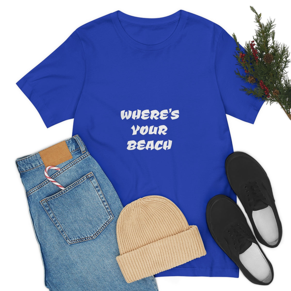 Where's Your Beach Unisex Jersey Short Sleeve Tee