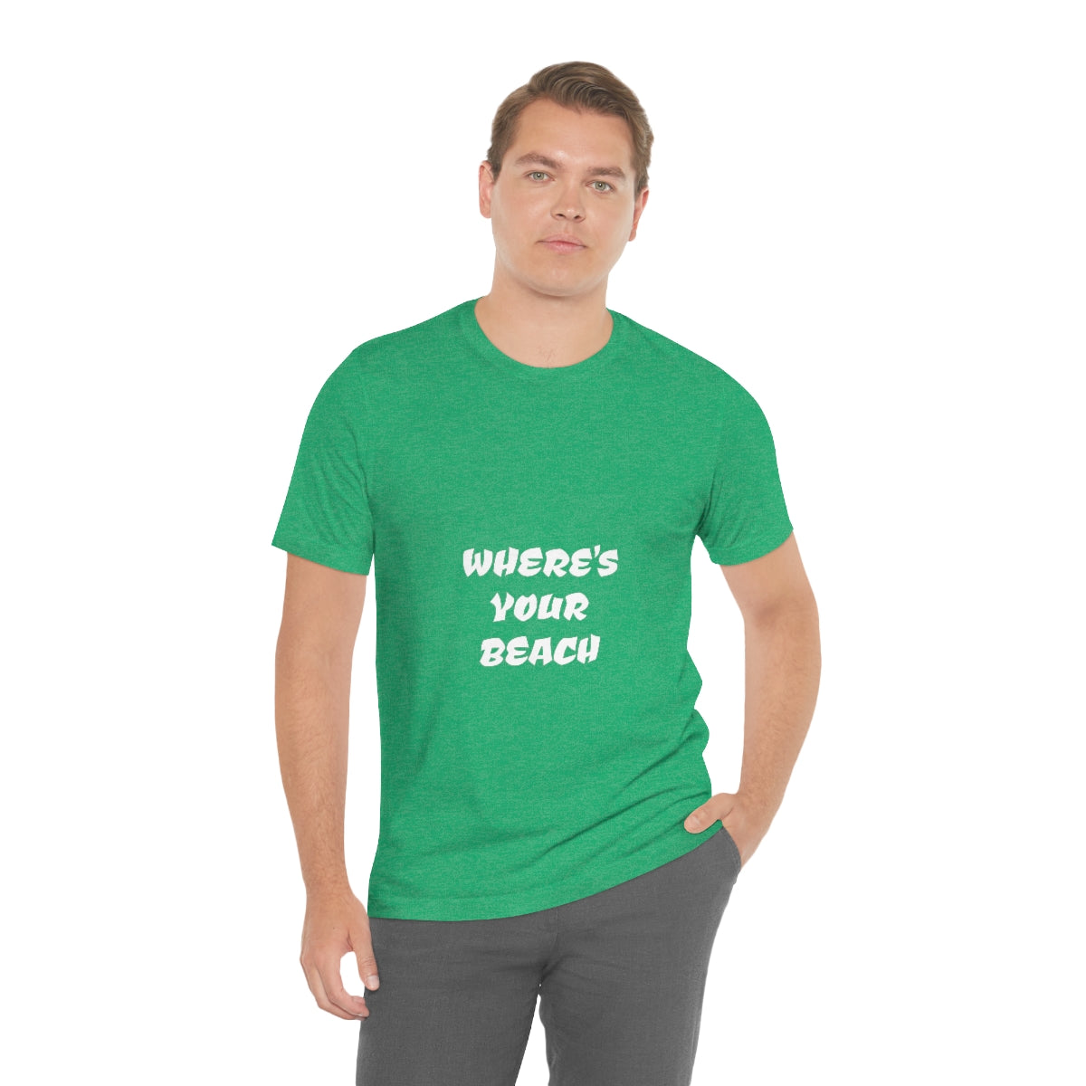 Where's Your Beach Unisex Jersey Short Sleeve Tee