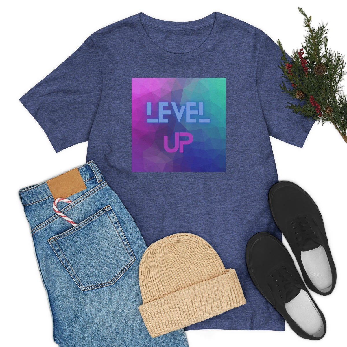 LEVEL UP Unisex Jersey Short Sleeve Tee