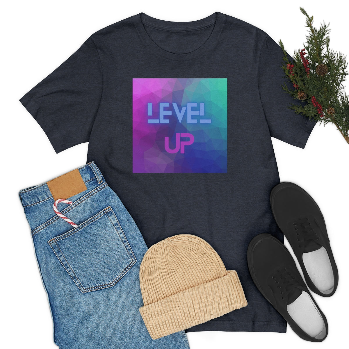LEVEL UP Unisex Jersey Short Sleeve Tee