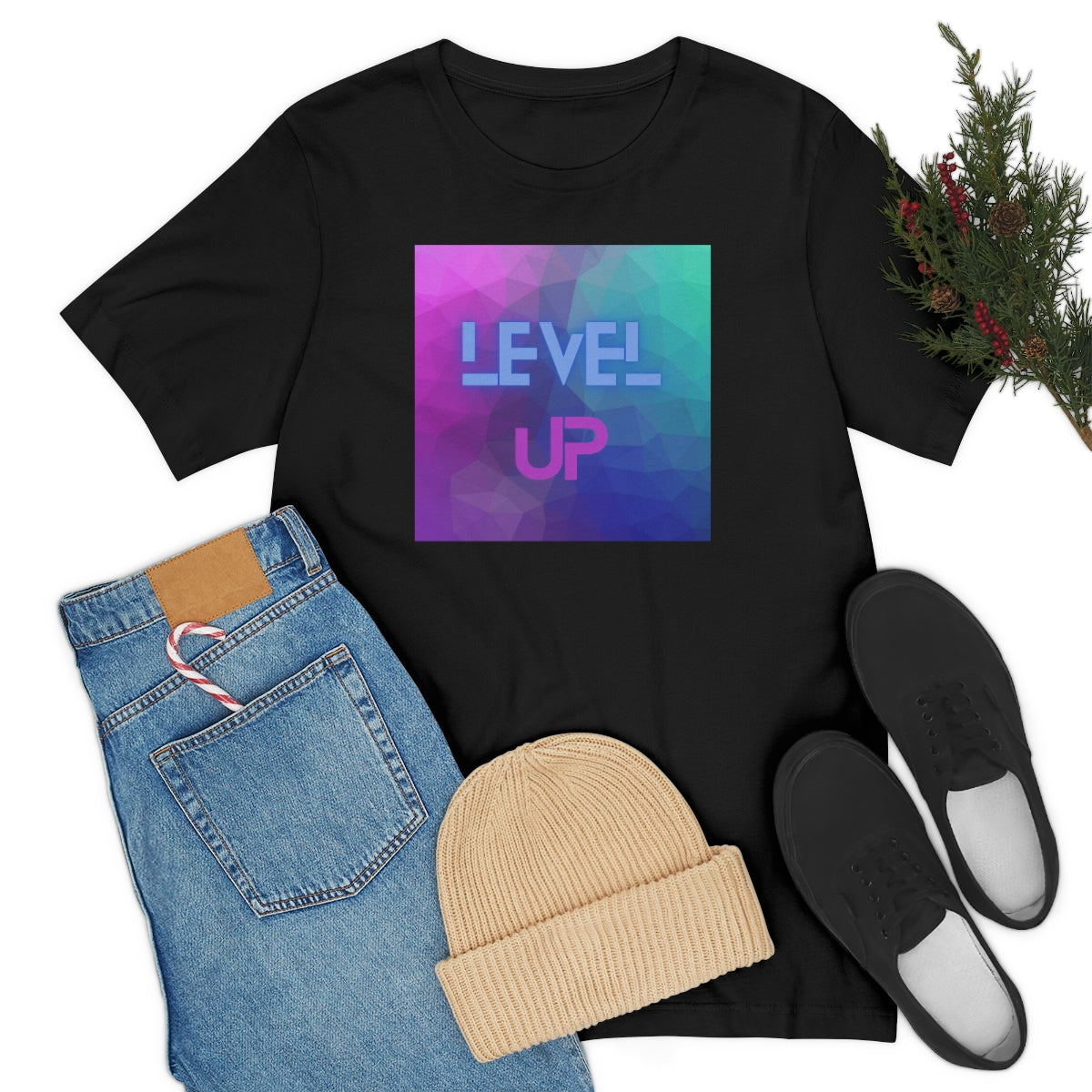 LEVEL UP Unisex Jersey Short Sleeve Tee