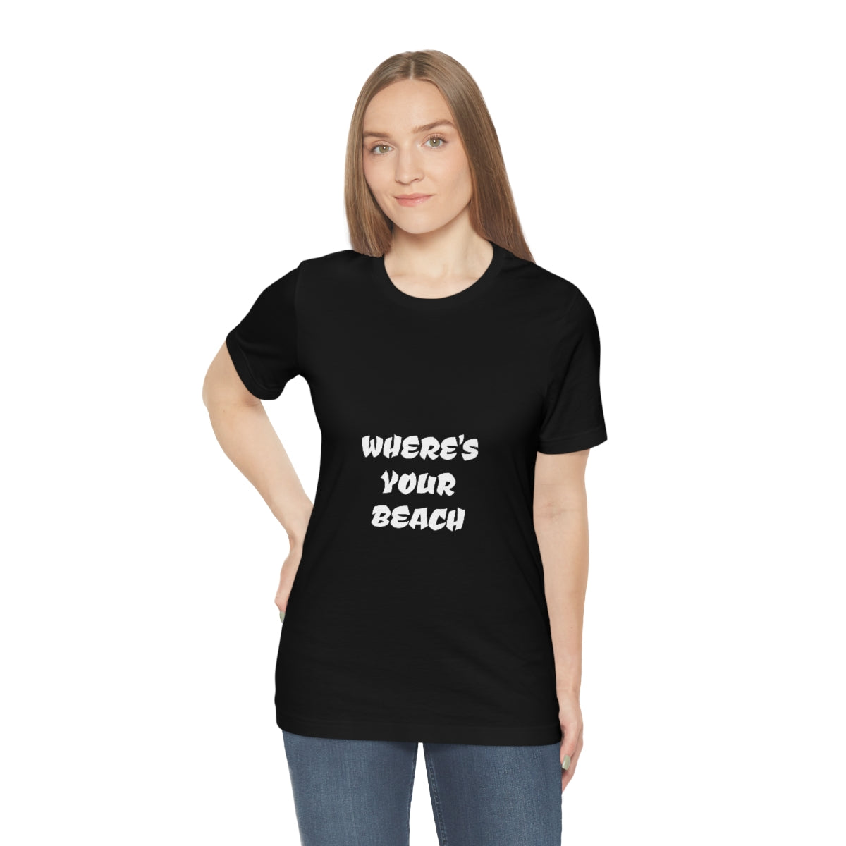 Where's Your Beach Unisex Jersey Short Sleeve Tee