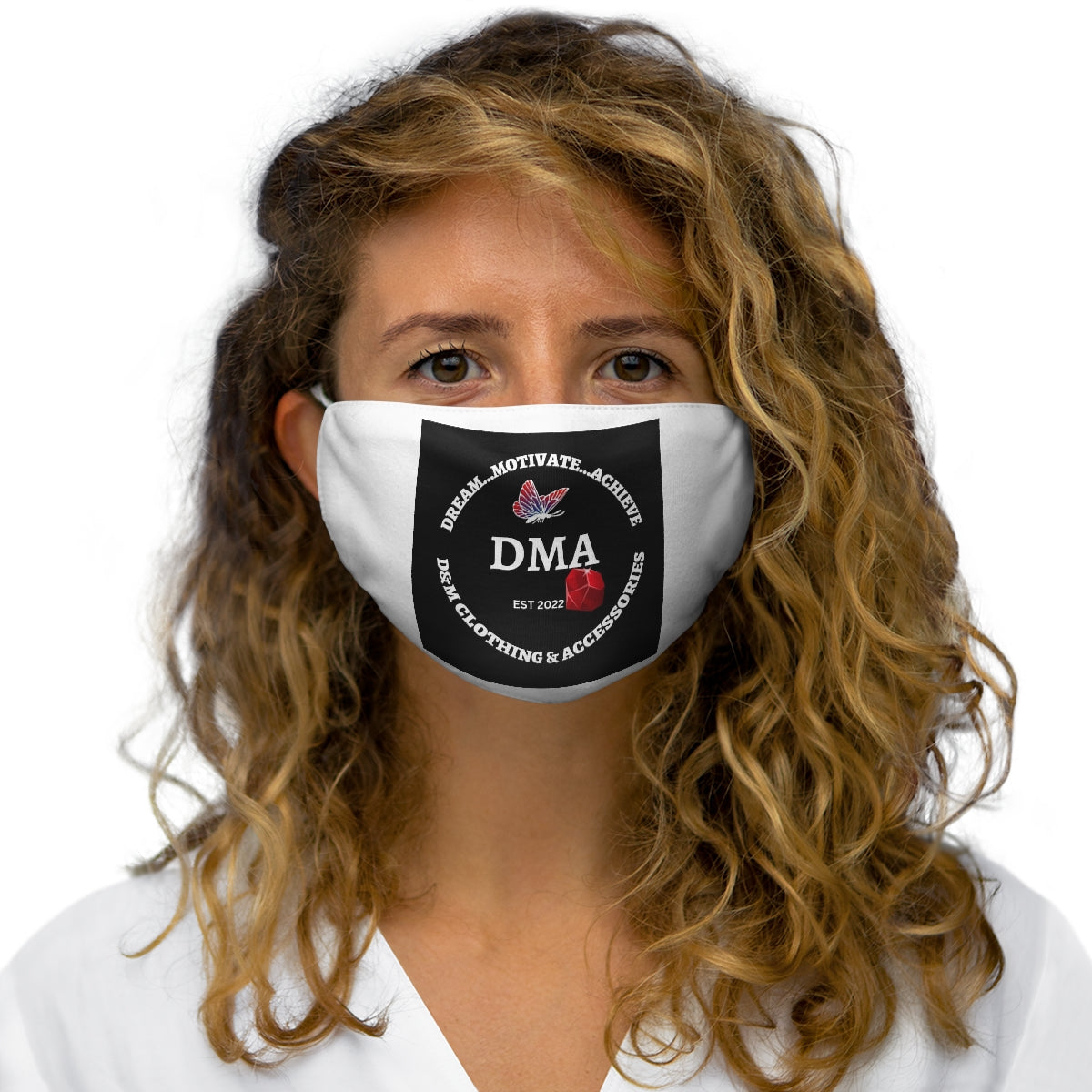 DMA Brand Snug-Fit Polyester Face Mask