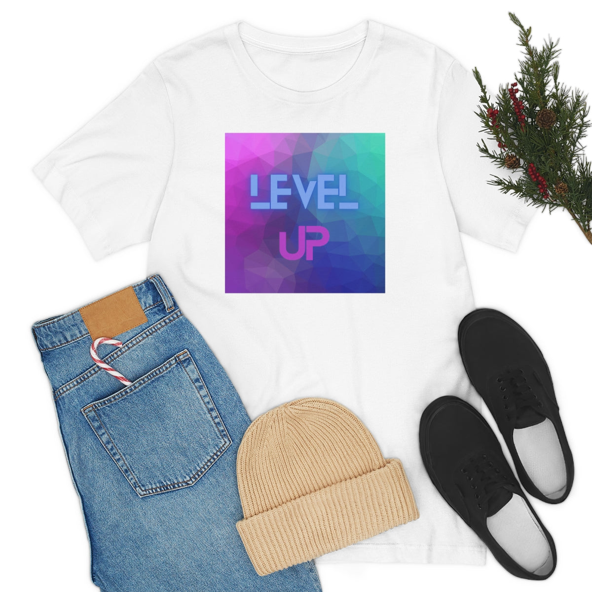 LEVEL UP Unisex Jersey Short Sleeve Tee