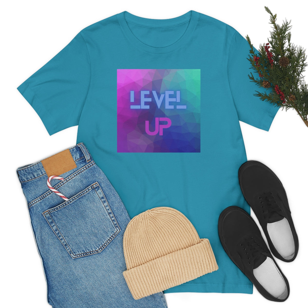LEVEL UP Unisex Jersey Short Sleeve Tee