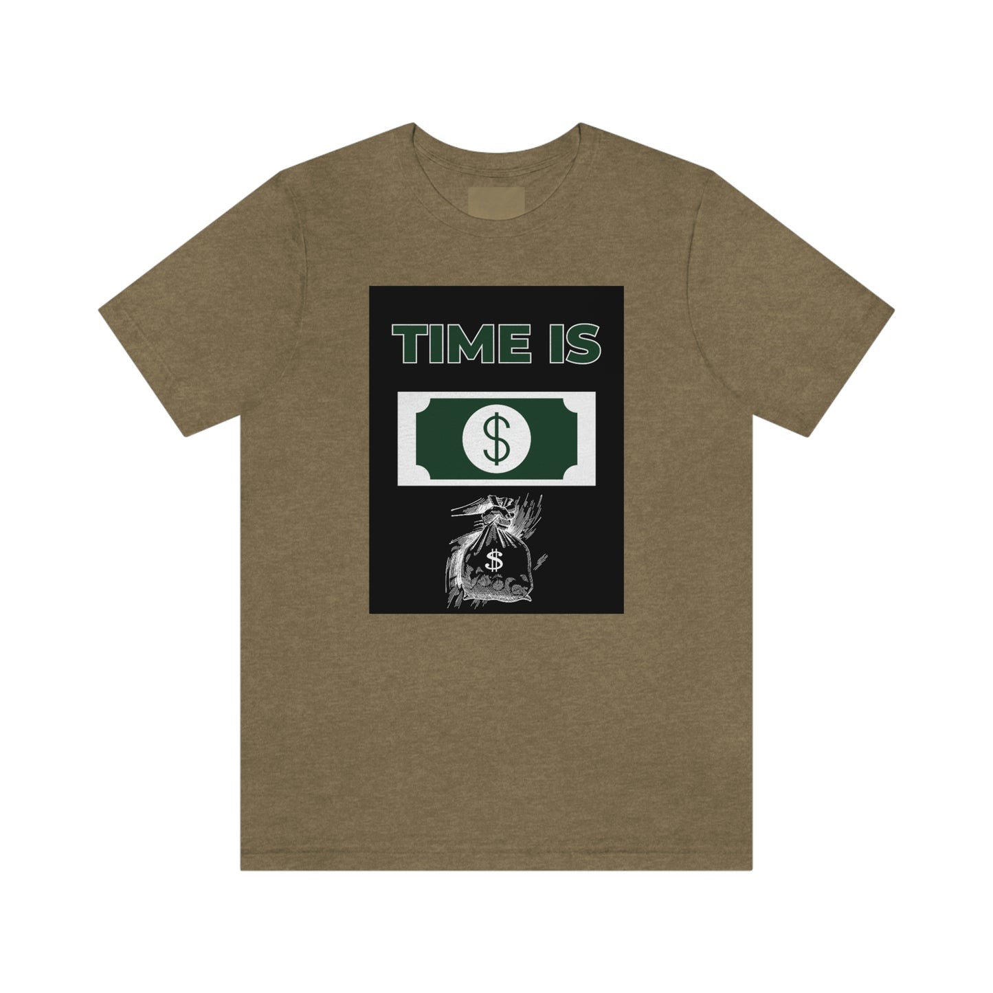 TIME IS MONEY Unisex Jersey Short Sleeve Tee