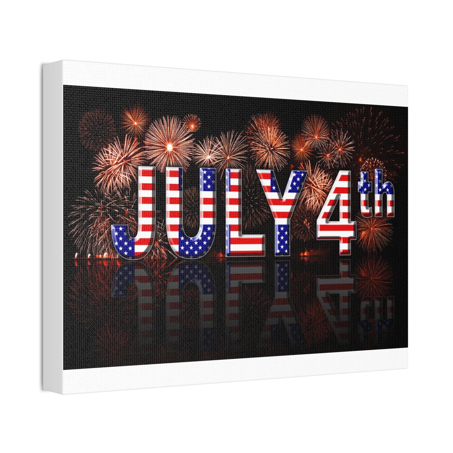 July 4th Canvas Stretched, 1.5''