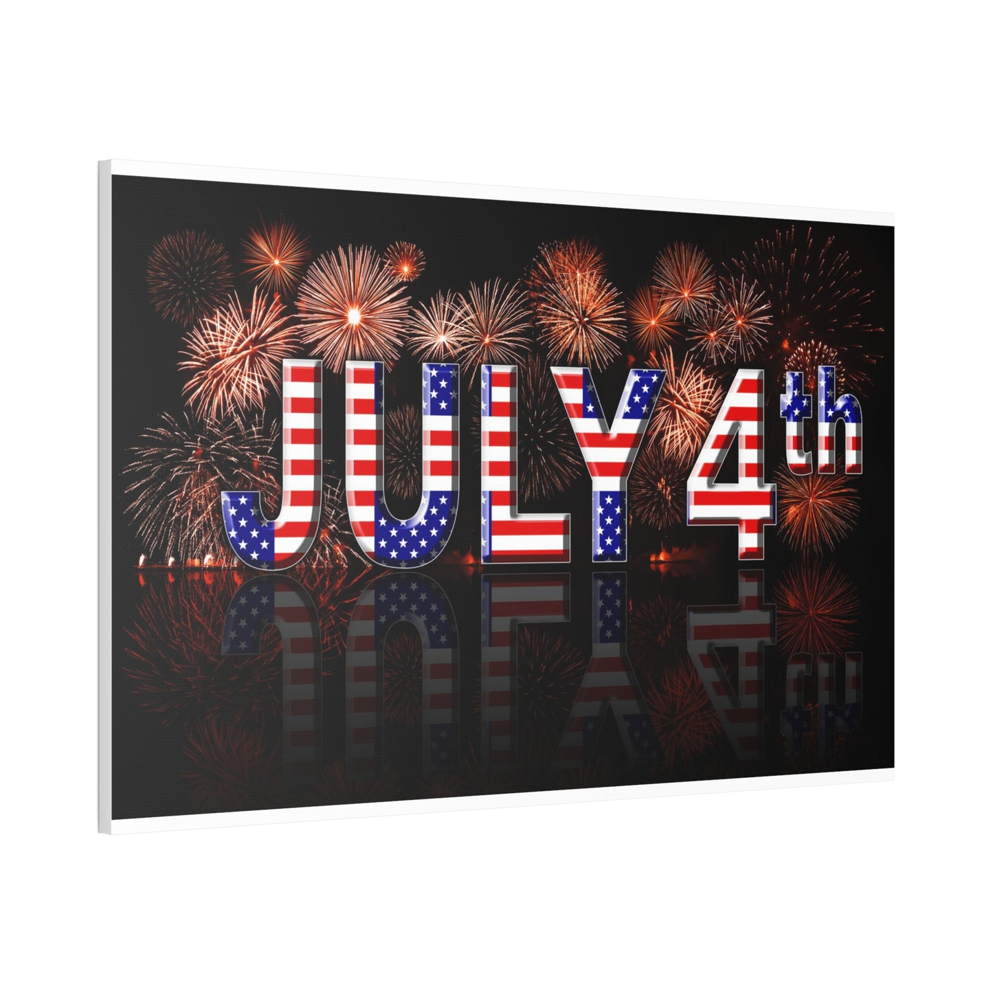 July 4th Canvas Stretched, 1.5''