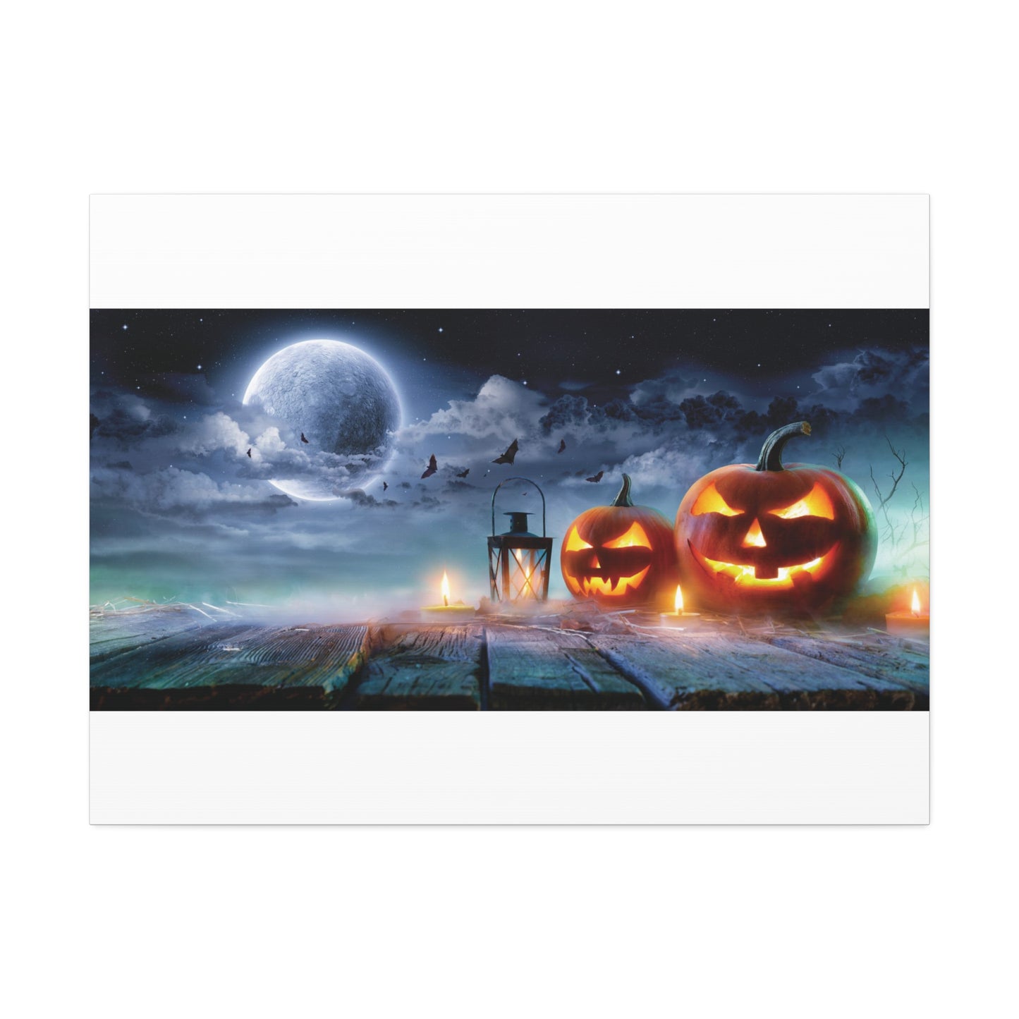 Halloween Canvas White Background