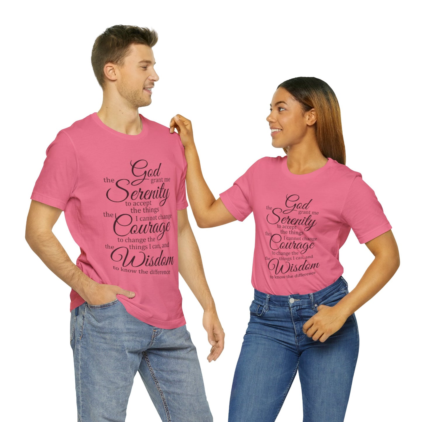 SERENITY PRAYER Unisex Jersey Short Sleeve Tee
