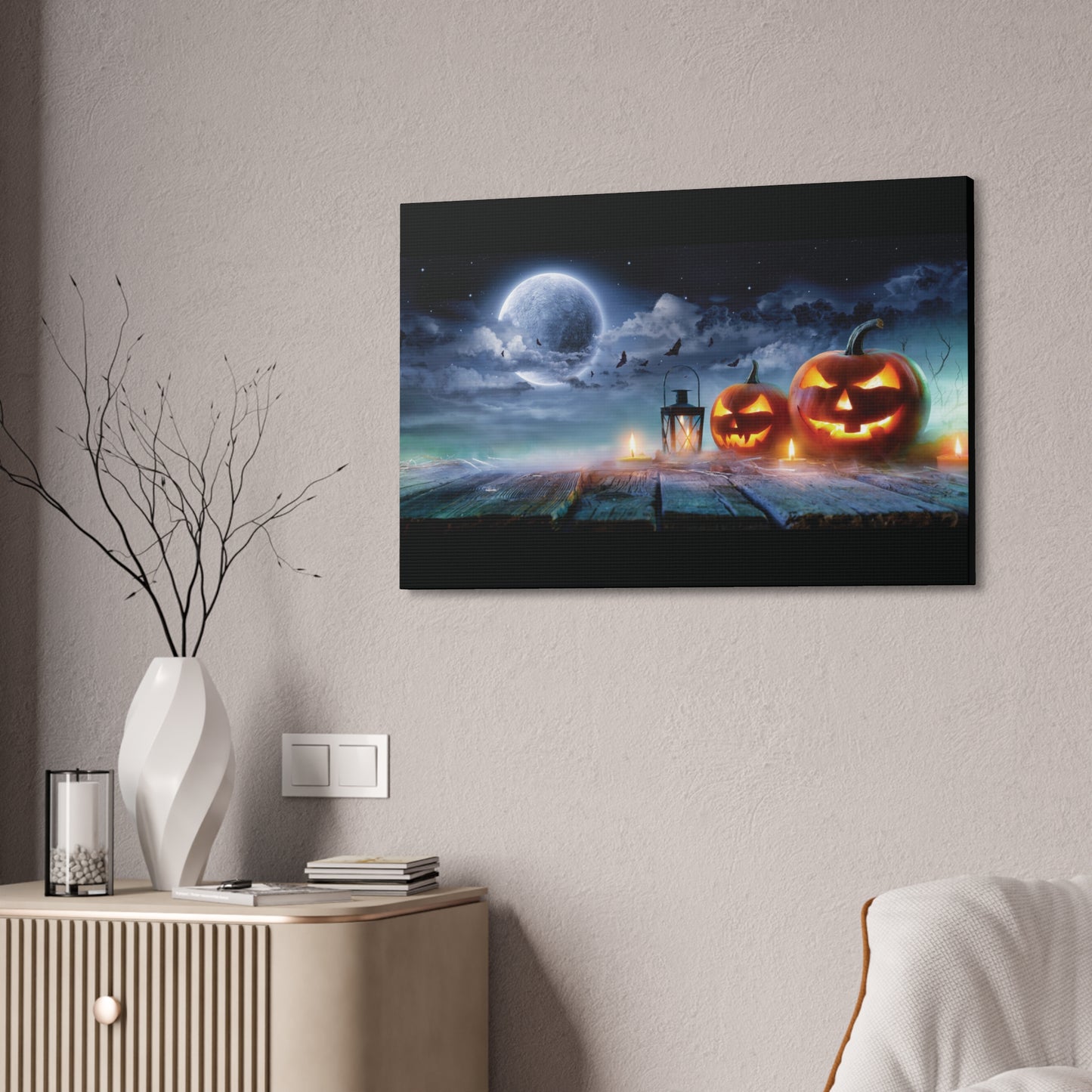 Halloween Canvas Stretched, 1.5''