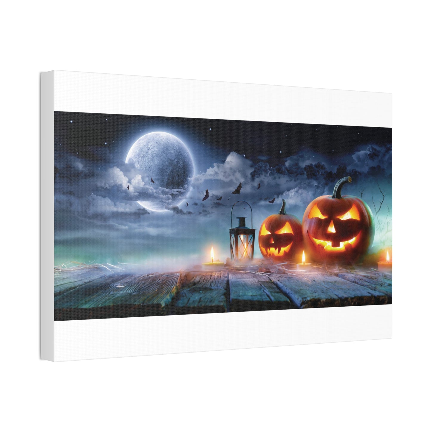 Halloween Canvas White Background