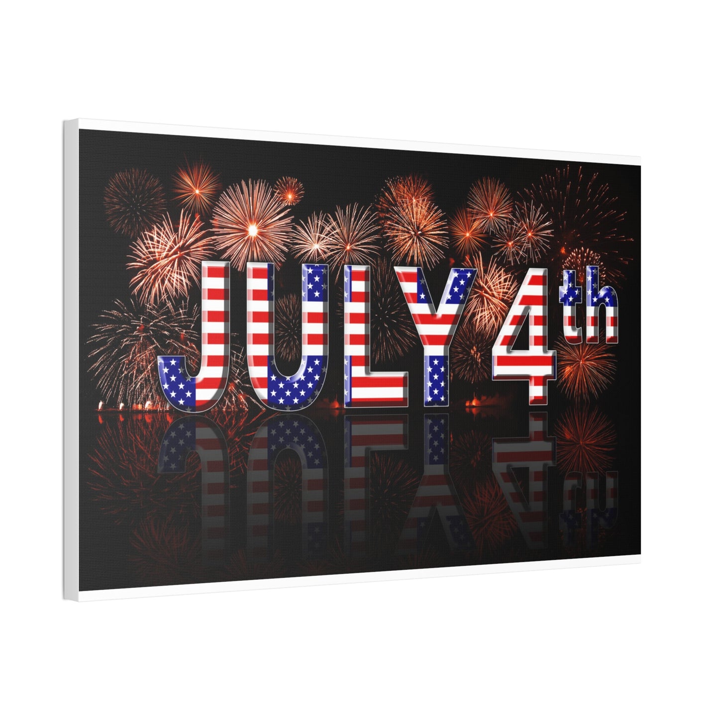 July 4th Canvas Stretched, 1.5''