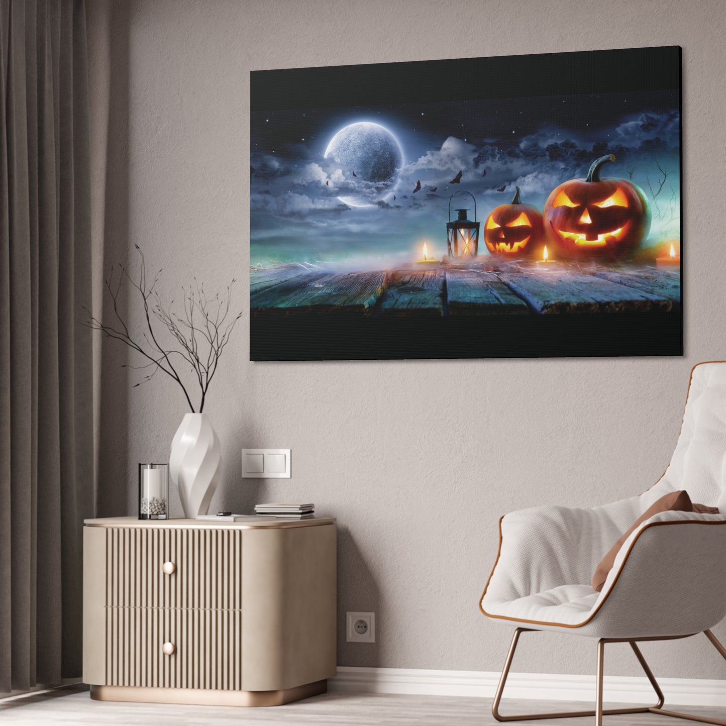Halloween Canvas Stretched, 1.5''
