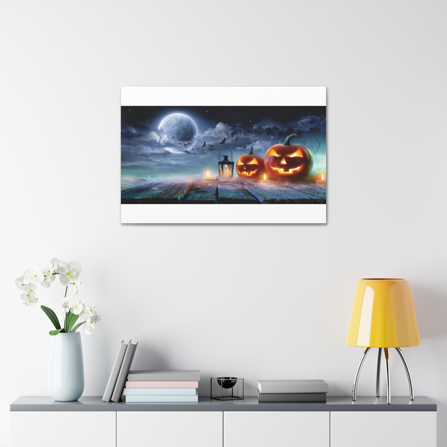 Halloween Canvas White Background