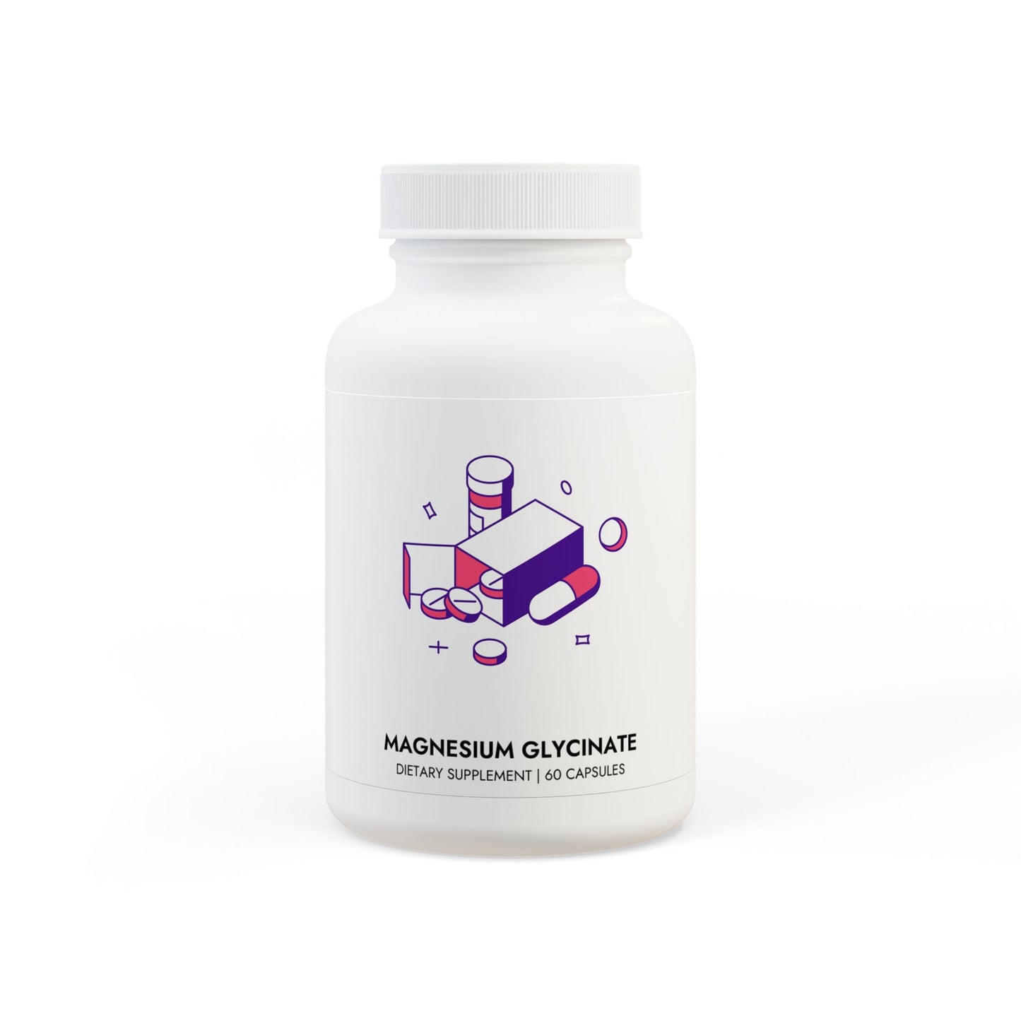 Magnesium Glycinate Supplement (60 Capsules)