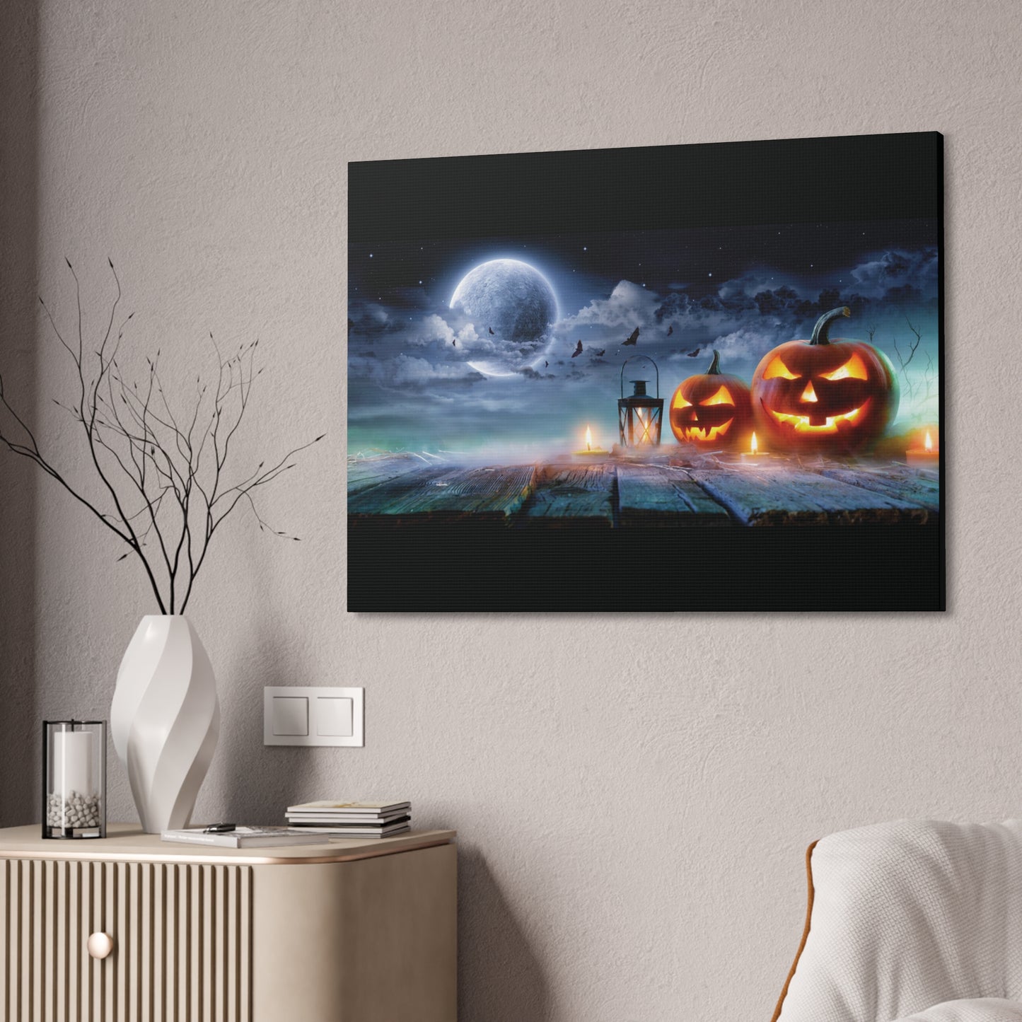 Halloween Canvas Stretched, 1.5''