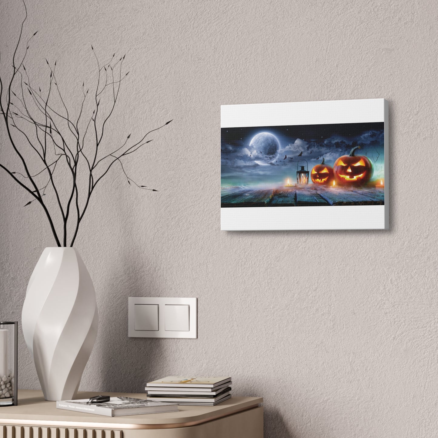 Halloween Canvas White Background