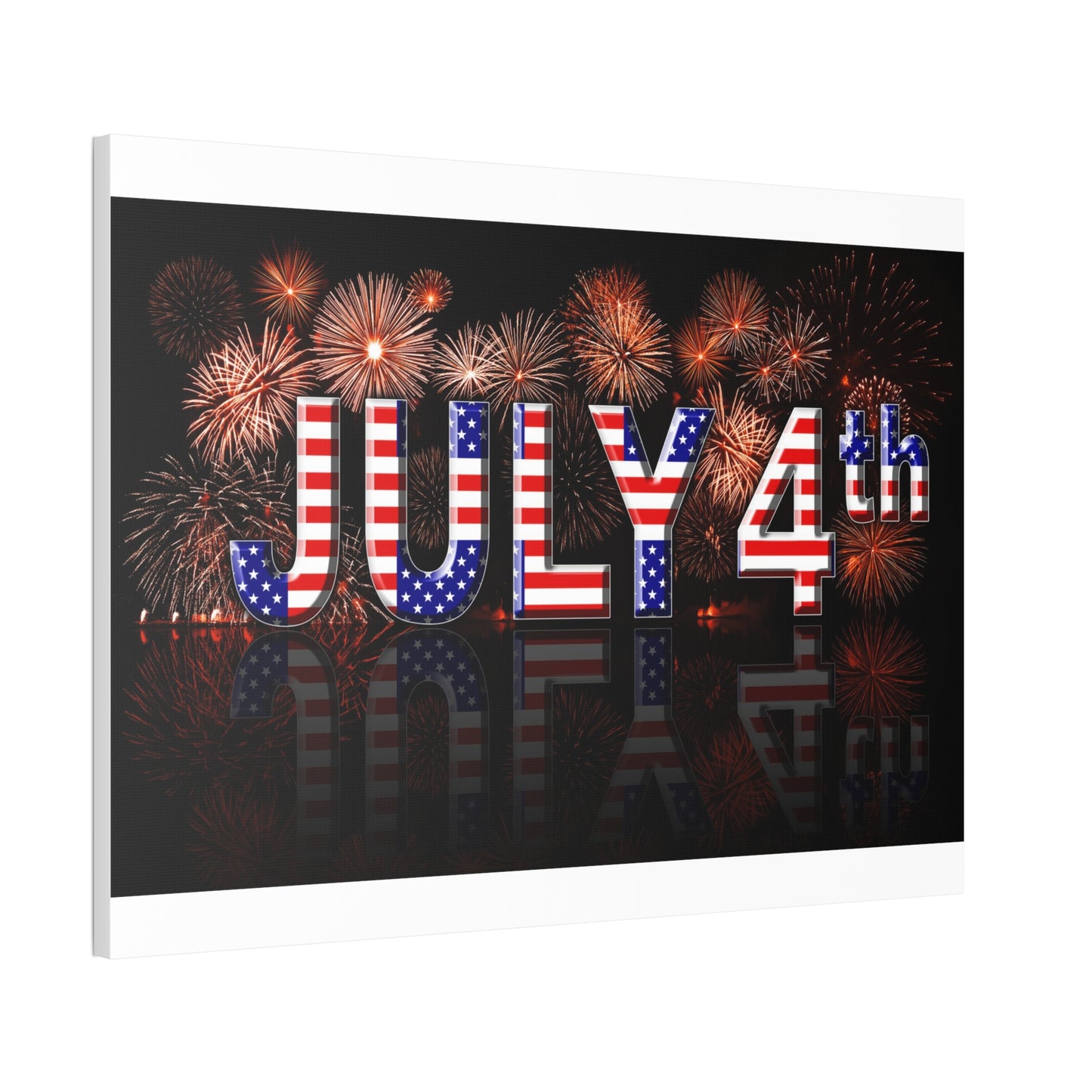 July 4th Canvas Stretched, 1.5''