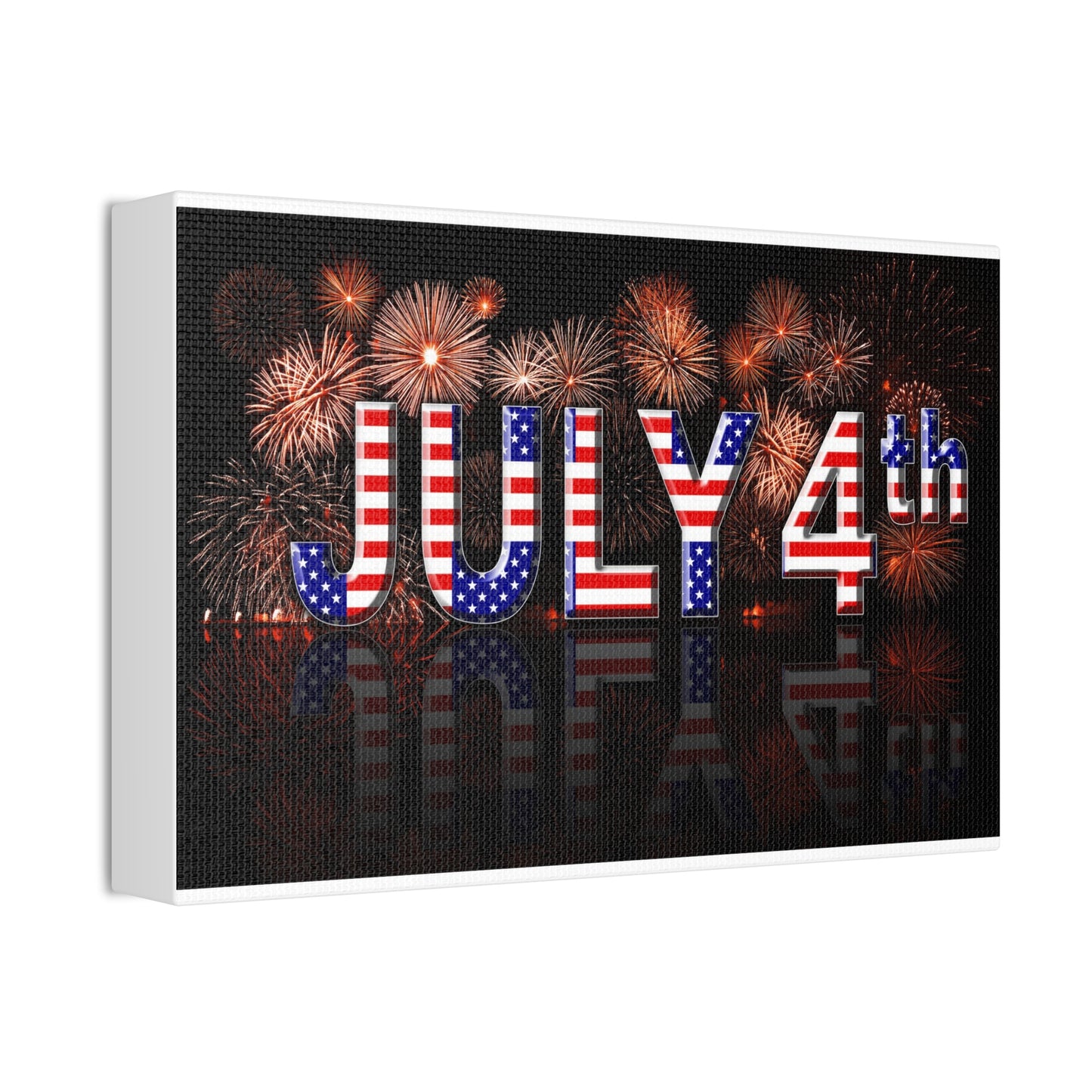 July 4th Canvas Stretched, 1.5''