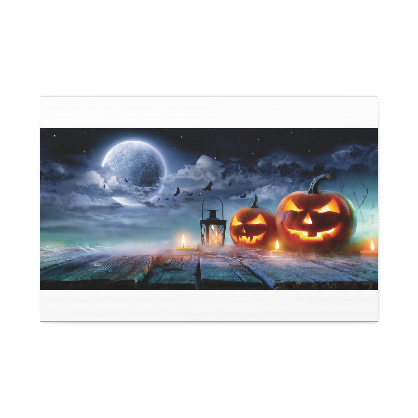 Halloween Canvas White Background