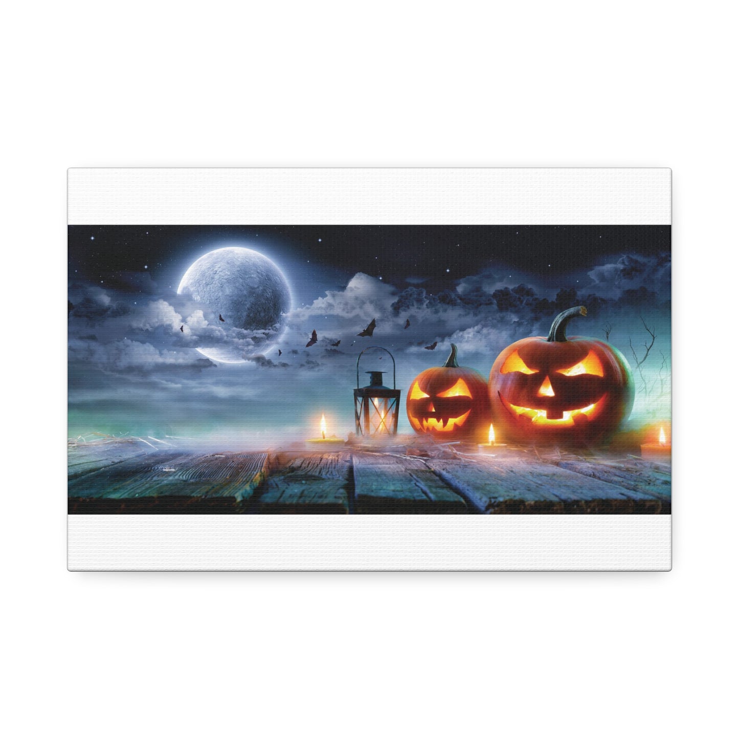 Halloween Canvas White Background
